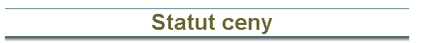 Statut ceny